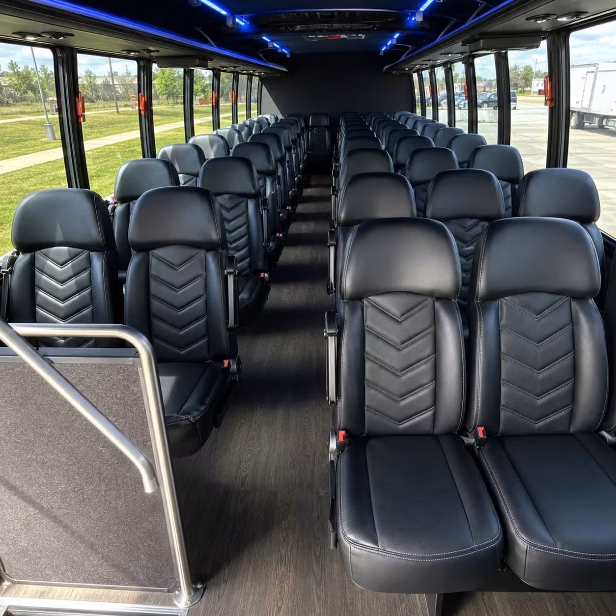 30 passenger minibus inside