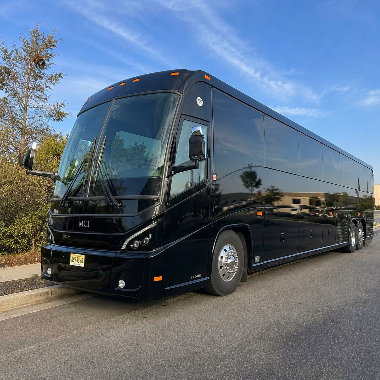 charter buses for defense contractors and corporate campuses in parsippany troy hills