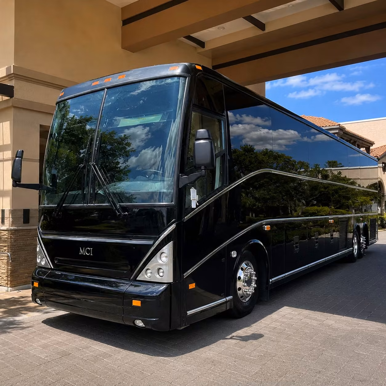 corporate event bus rentals for parsippany troy hills conferences and off sites