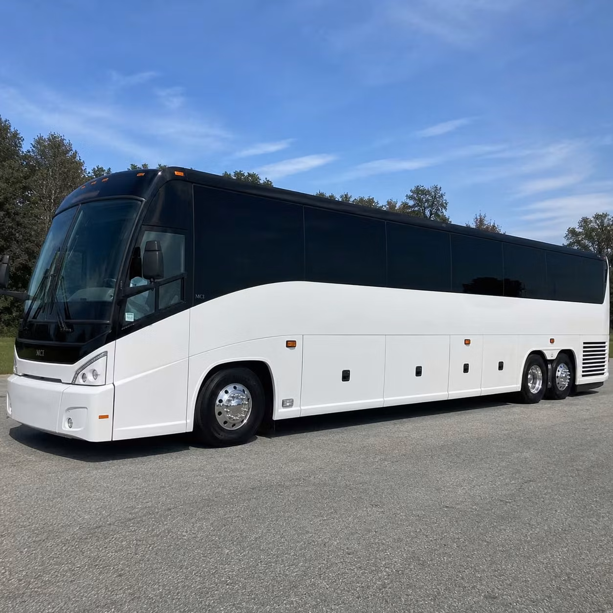 parsippany troy hills 56 passenger charter bus rental