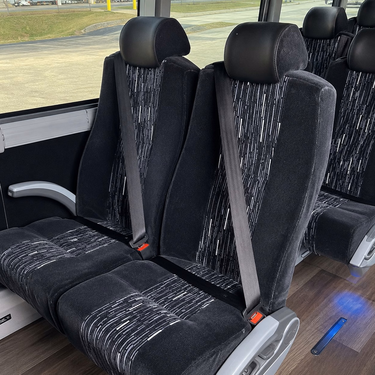 parsippany troy hills charter bus interior